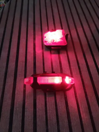 Luces LED USB Recargables para Bicycle las 2