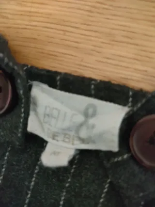 Peto corto de rayas juvenil.