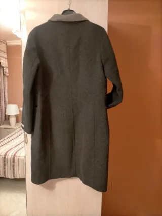 Chaquetón Cortefiel Negro y Gris