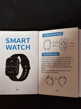 Smartwatch Bluetooth Android/iOS Negro
