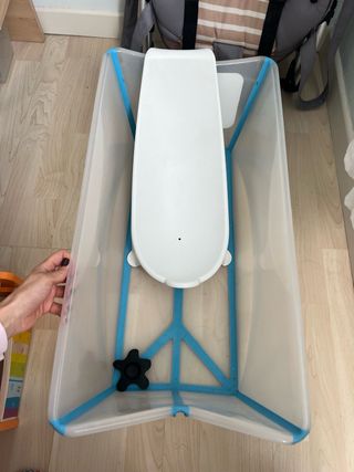 Bañera y cuña para bebé