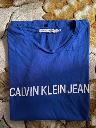 Camiseta Calvin Klein Jeans Azul Talla XL