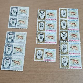 Sellos Umm Al Qiwain, EAU, Jeque Ahmed Bin Rashid