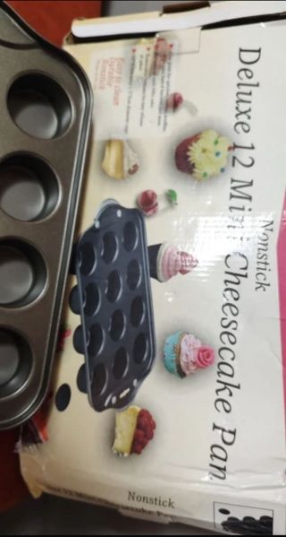 Molde para 12 mini cheesecakes