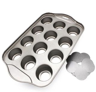 Molde para 12 mini cheesecakes