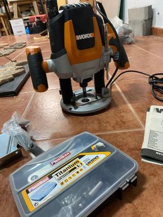 FRESADORA WORX WX15RT.2 Solo 2 Usos.