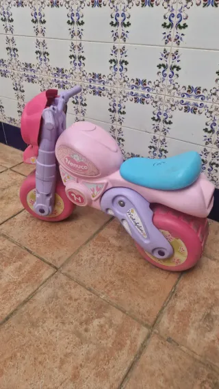Moto Nenuco Motobaby Rosa y Lila