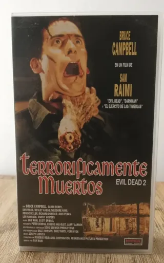 Pack VHS Agárrame esos fantasmas y EVIL DEAD 2