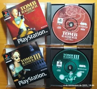 Tomb Raider II y III PS1
