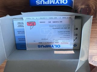 Olympus mju-II Cámara Analógica 35mm + caja