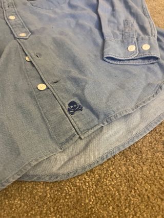 Camisa tejana Scalpers azul