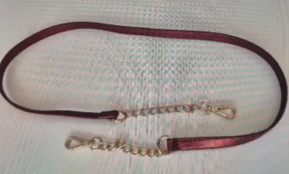 Borsa BENTON oro e rossa