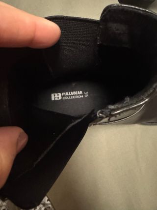 Botas Pull&Bear Talla 35 Negras