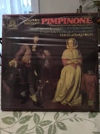 Pimpinone, ópera de G. P. Telemann, LP