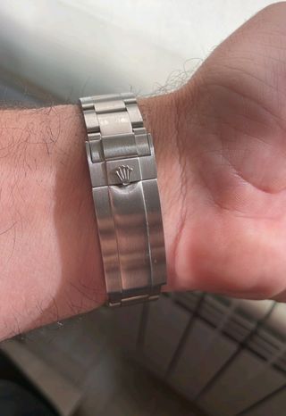 Reloj Rolex Submariner Negro y Plateado