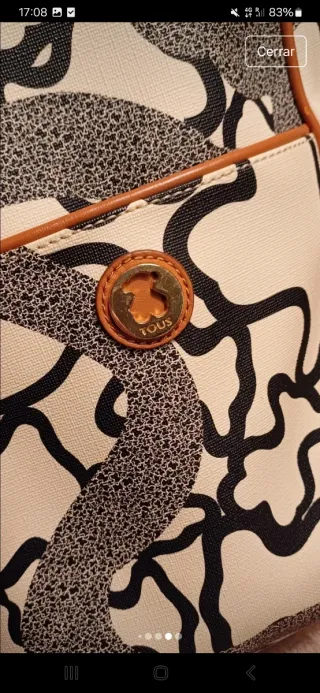 Mochila Tous Beige y Marrón