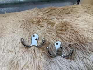 Perchero doble acero inoxidable