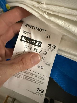 Cortinas Ikea Ginstmott 145x300 (10uds)