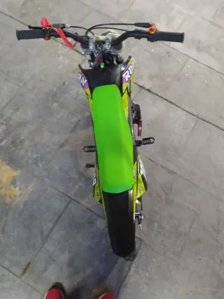 Minimoto Cross Roan 709 Verde y Negra