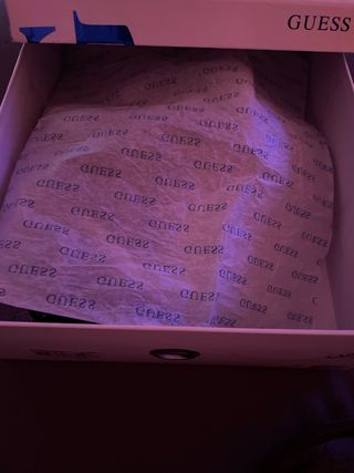 Zapatos Guess Tacón Alto Negro Brillantes