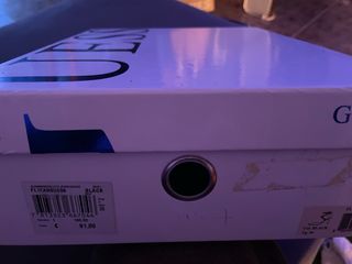 Zapatos Guess Tacón Alto Negro Brillantes