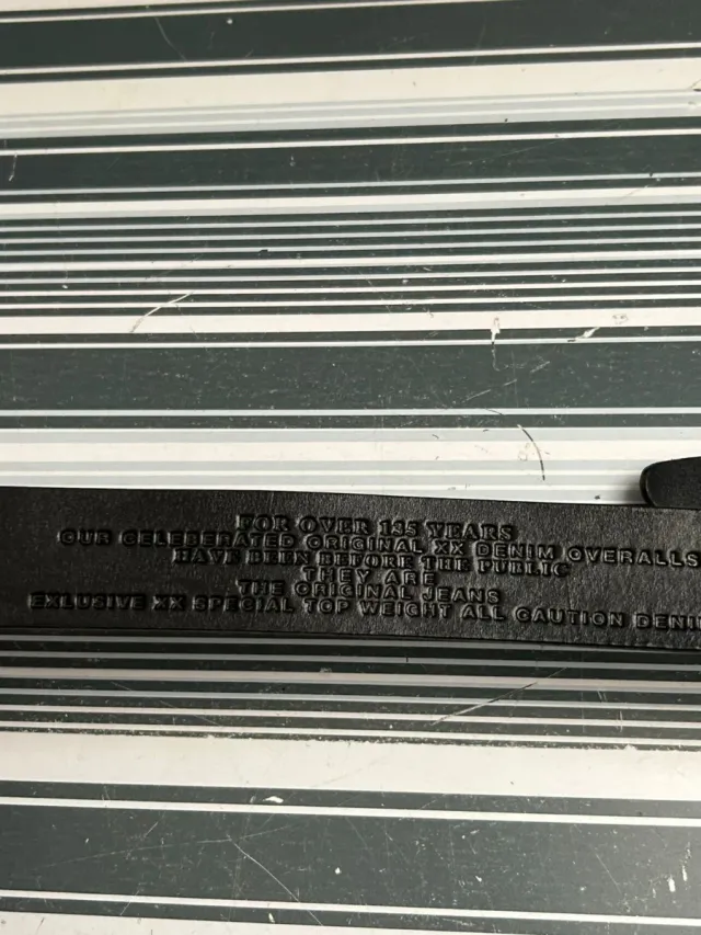 Cinturón hombre de piel S.Francisco City USA 125cm