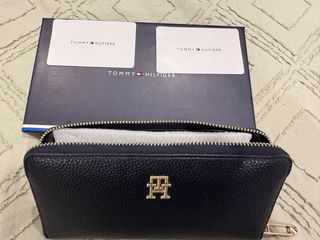 Monedero Tommy Hilfiger Azul Dorado