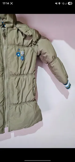 Abrigo acolchado niña