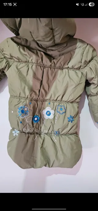 Abrigo acolchado niña