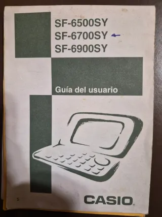 Agenda Electrónica Casio SF-6700SY