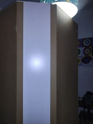 Armario esquinero blanco URGE