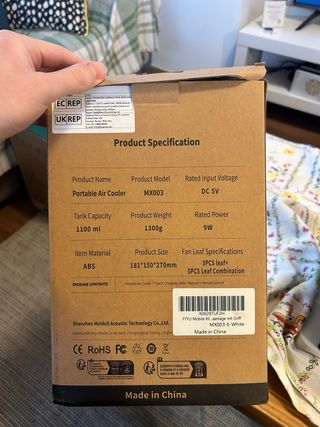 Ventilador Pequeño Portátil