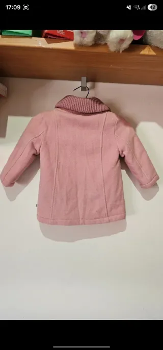 Abrigo niña rosa