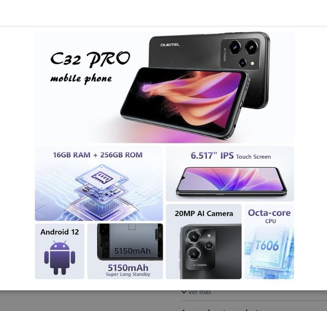 ◆SIGILLATO + REGALO◆ Oukitel C32 Pro 16/256 GB