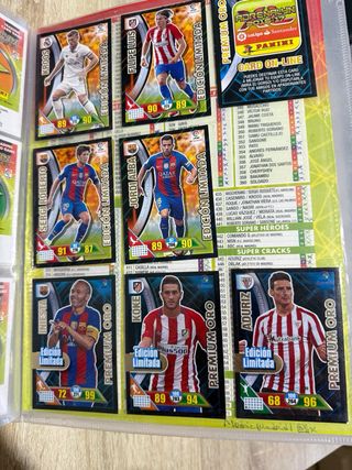 Álbum Adrenalyn LaLiga 2016-17 Casi Completo