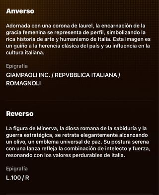 Moneda Italiana Repubblica Italiana da 100 lire