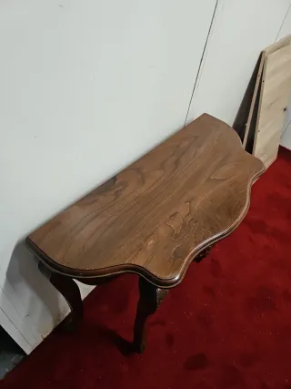 Mesa consola de madera