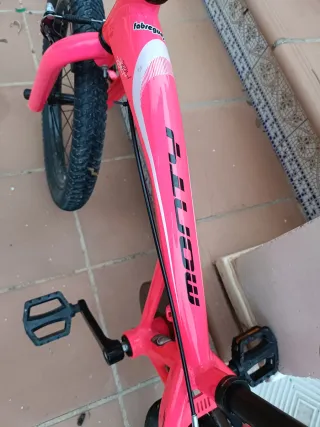 Bicicleta Monty 104 rosa fucsia con ruedines!