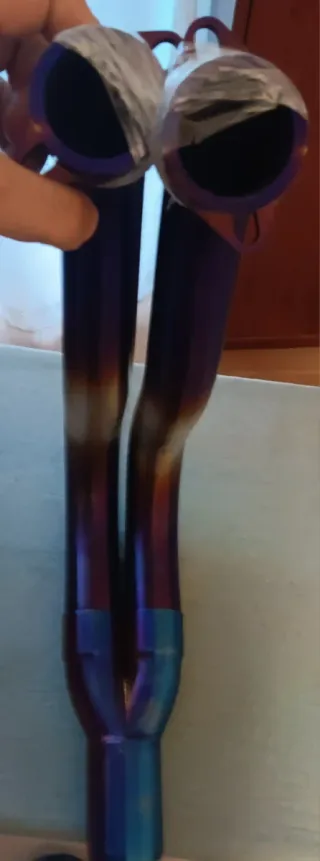 Coletor Escape Yamaha R1 2015-2024 Azul