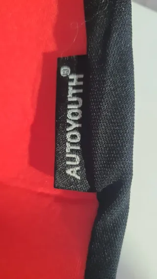 Fundas de asiento de coche universales rojas y neg