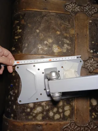 Soporte pared TV pequeño