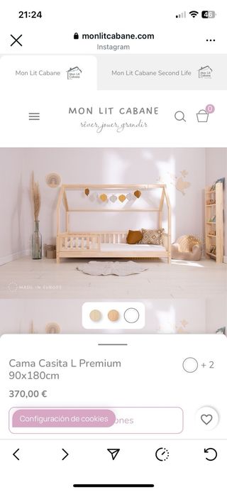 Cama Casita Premium 90x180 cm