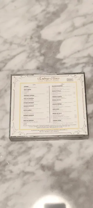 Doppio CD Musica Classica: Embrujo Clásico