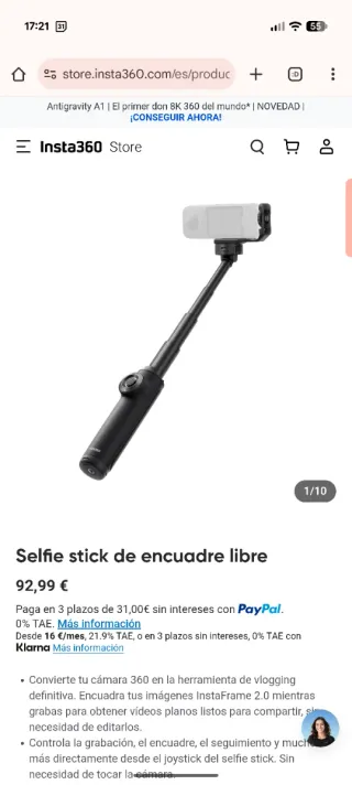 Insta360 X5  360 Pack Completo