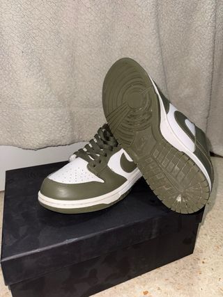 Nike Dunk Low Verde y Blanco
