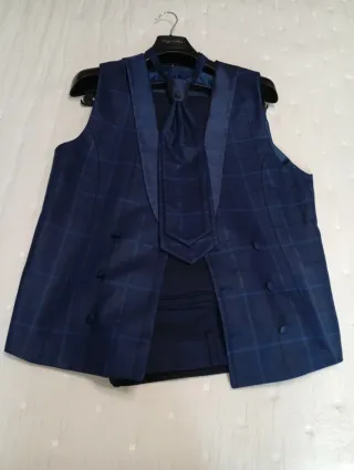 Traje de Novio Mozart Navy Arax GazzoT46 A.Calidad