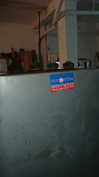 Caldaia Ferroli Atlas a gasolio con serbatoio metallico