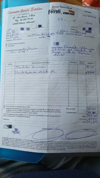 Caldaia Ferroli Atlas a gasolio con serbatoio metallico