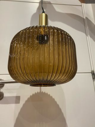 Lámpara colgante Madison du Monde caramelo