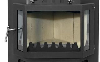 Estufa de leña  esquina 10.6Kw Nueva BAR1005